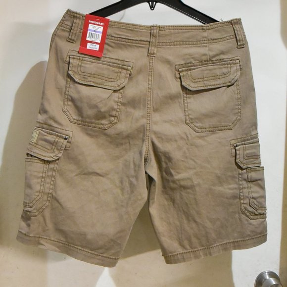 Unionbay Men's Cargo Short size 30 36 38 BROWN - Picture 4 of 7
